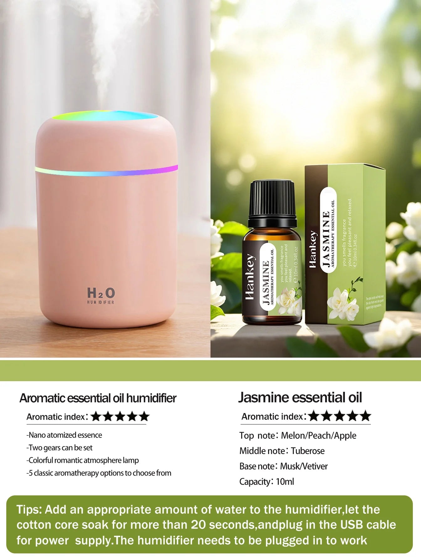 Difusor de aromaterapia de 300 ml