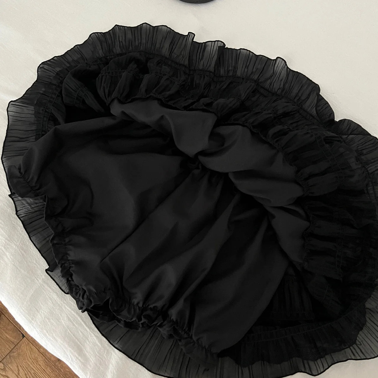 Conjunto de Top de Dos Piezas Falso + Minifalda de Capas