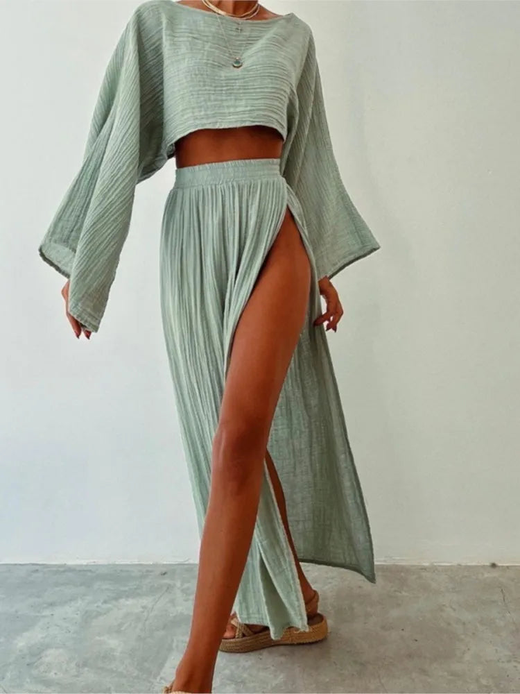 Conjunto de Falda Unicolor