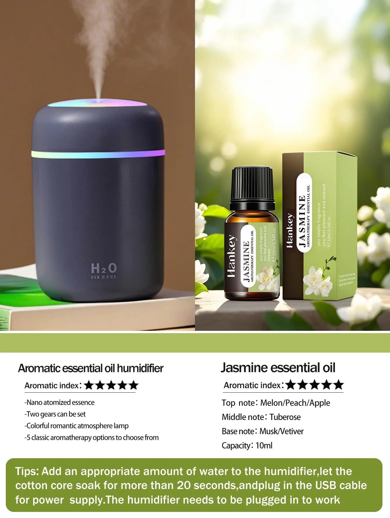 Difusor de aromaterapia de 300 ml