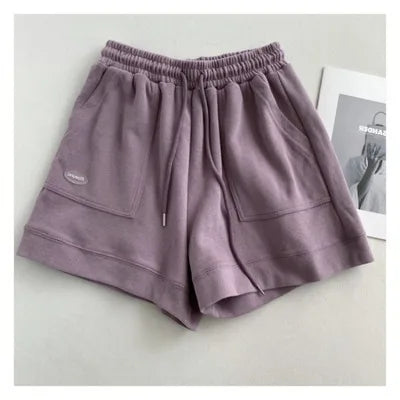 Shorts A sueltos de pernera ancha con cordón