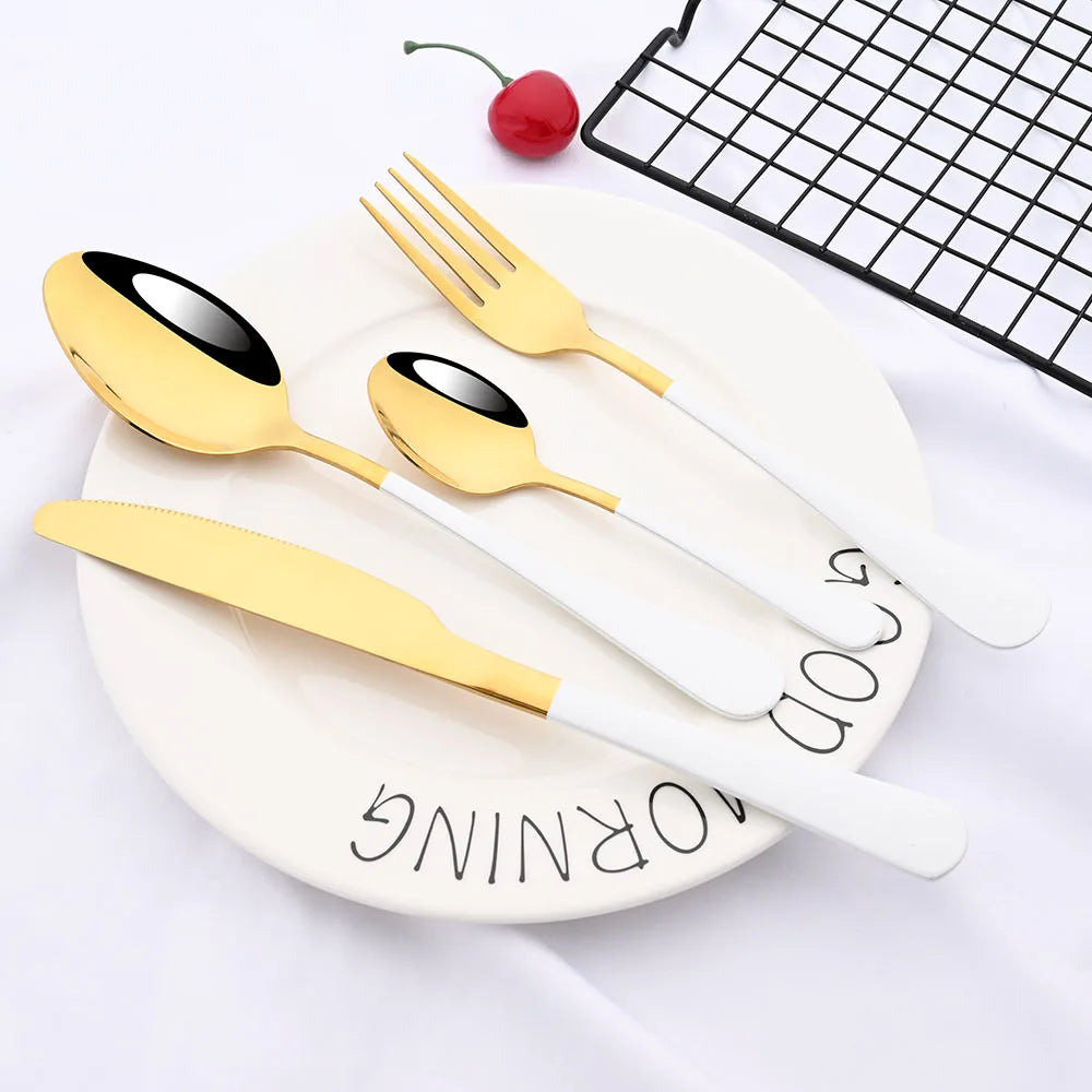 Stainless Steel Tableware Set