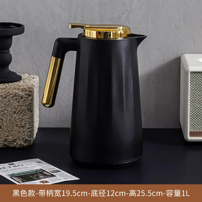 Wood grain thermal insulation pot