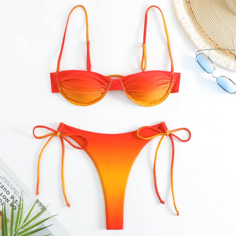 Ombré Underwire Bikini