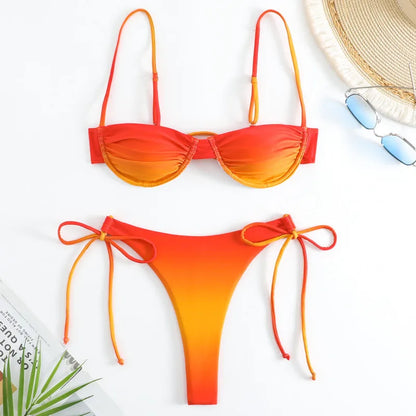 Ombré Underwire Bikini