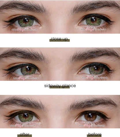 Super Green Contact Lenses