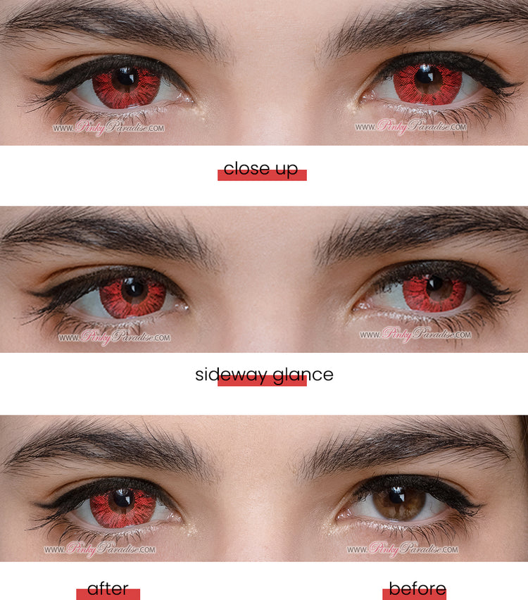 Super Bright Red Contact Lenses