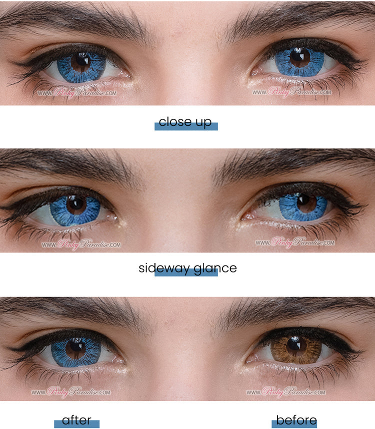 Super Blue Contact Lenses