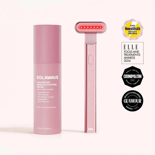 Kit de varita de terapia de luz roja 4 en 1 y suero activador