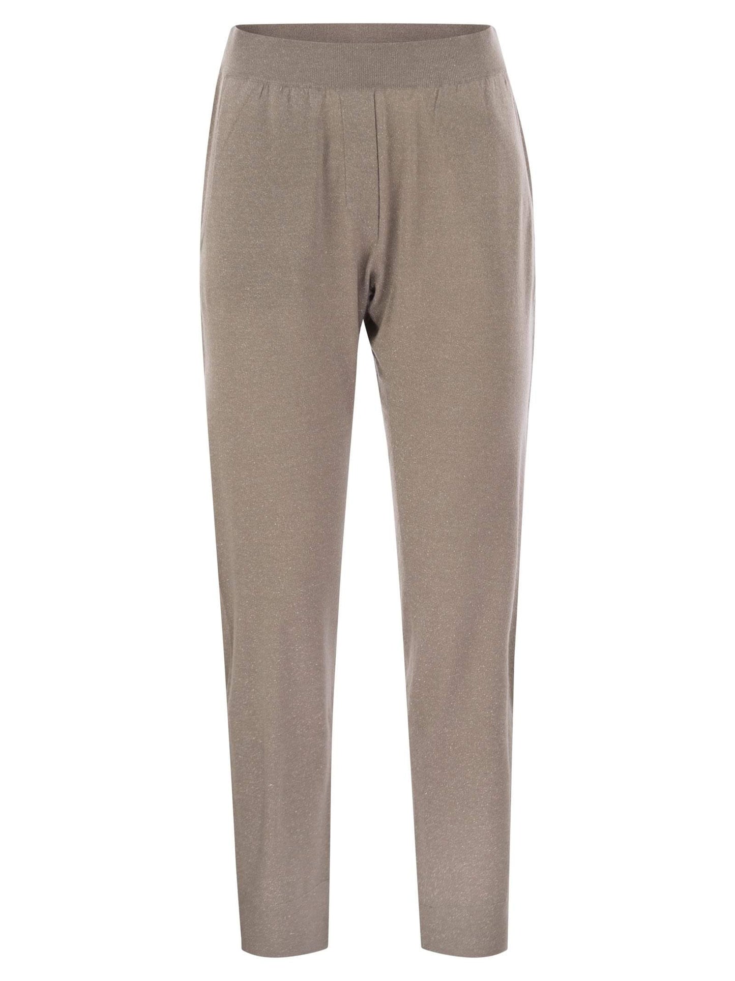 Brunello Cucinelli Women Sparkling Lightweight Cashmere And Silk Trousers