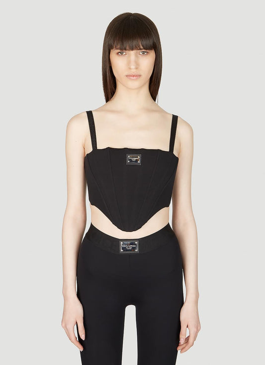 Dolce & Gabbana Women Logo Plaque Corset