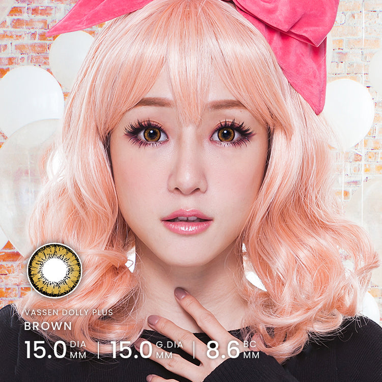 Dolly Plus Brown Contact Lenses