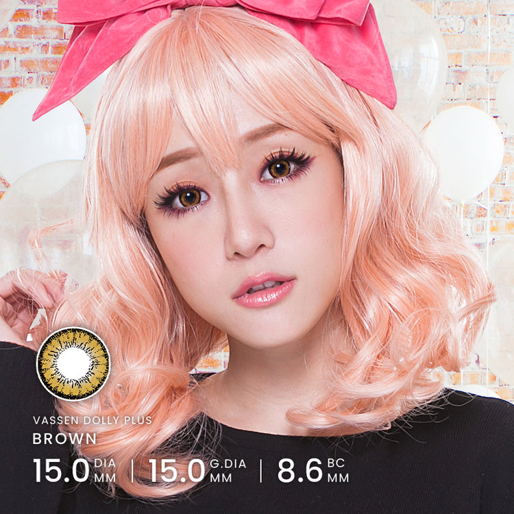 Dolly Plus Brown Contact Lenses