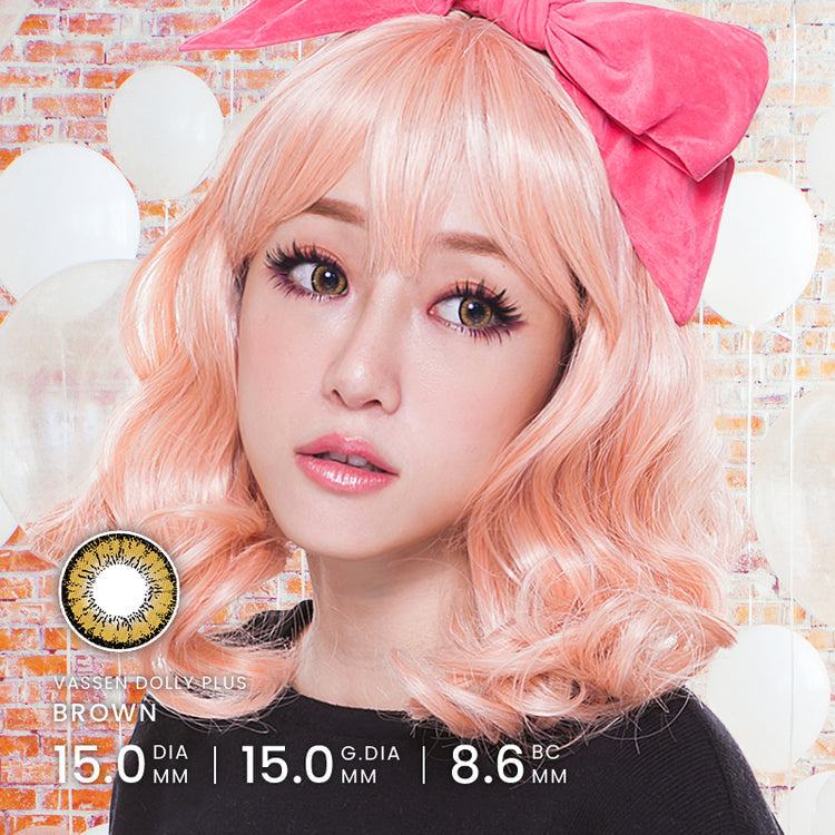 Dolly Plus Brown Contact Lenses