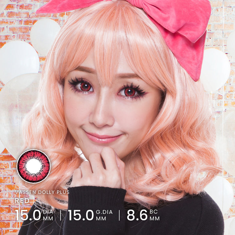 Lentillas Vassen Dolly Plus Red (Princess Pinky)