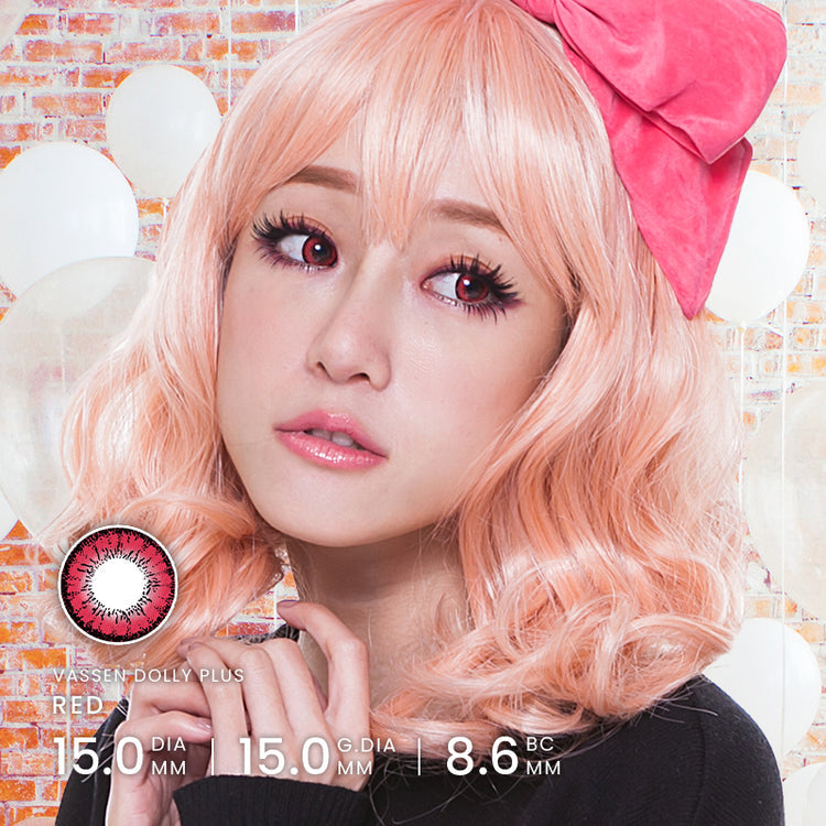 Lentillas Vassen Dolly Plus Red (Princess Pinky)