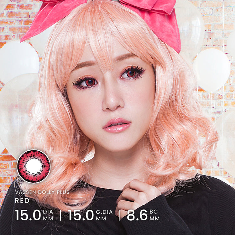 Lentillas Vassen Dolly Plus Red (Princess Pinky)