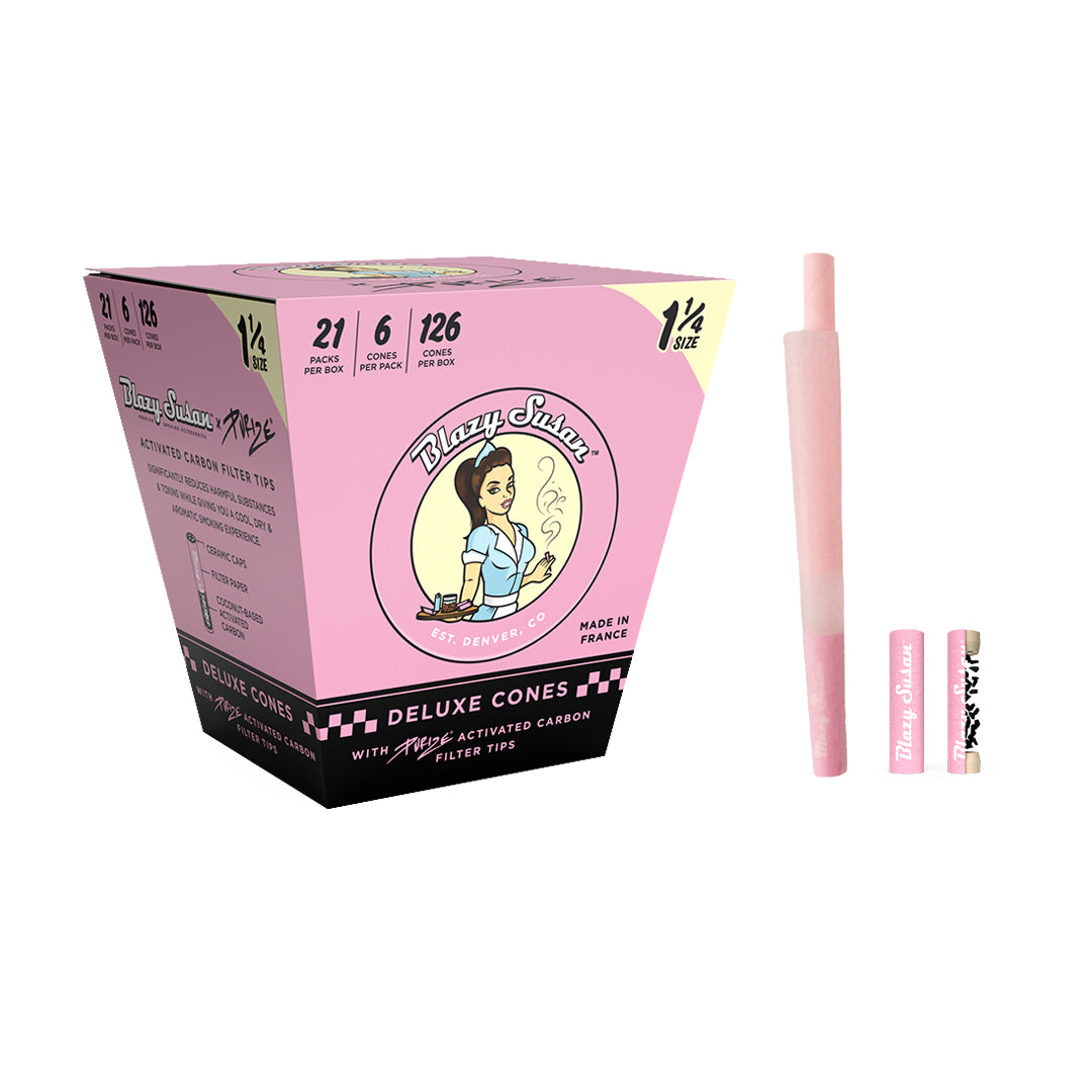 Pink Paper Cones