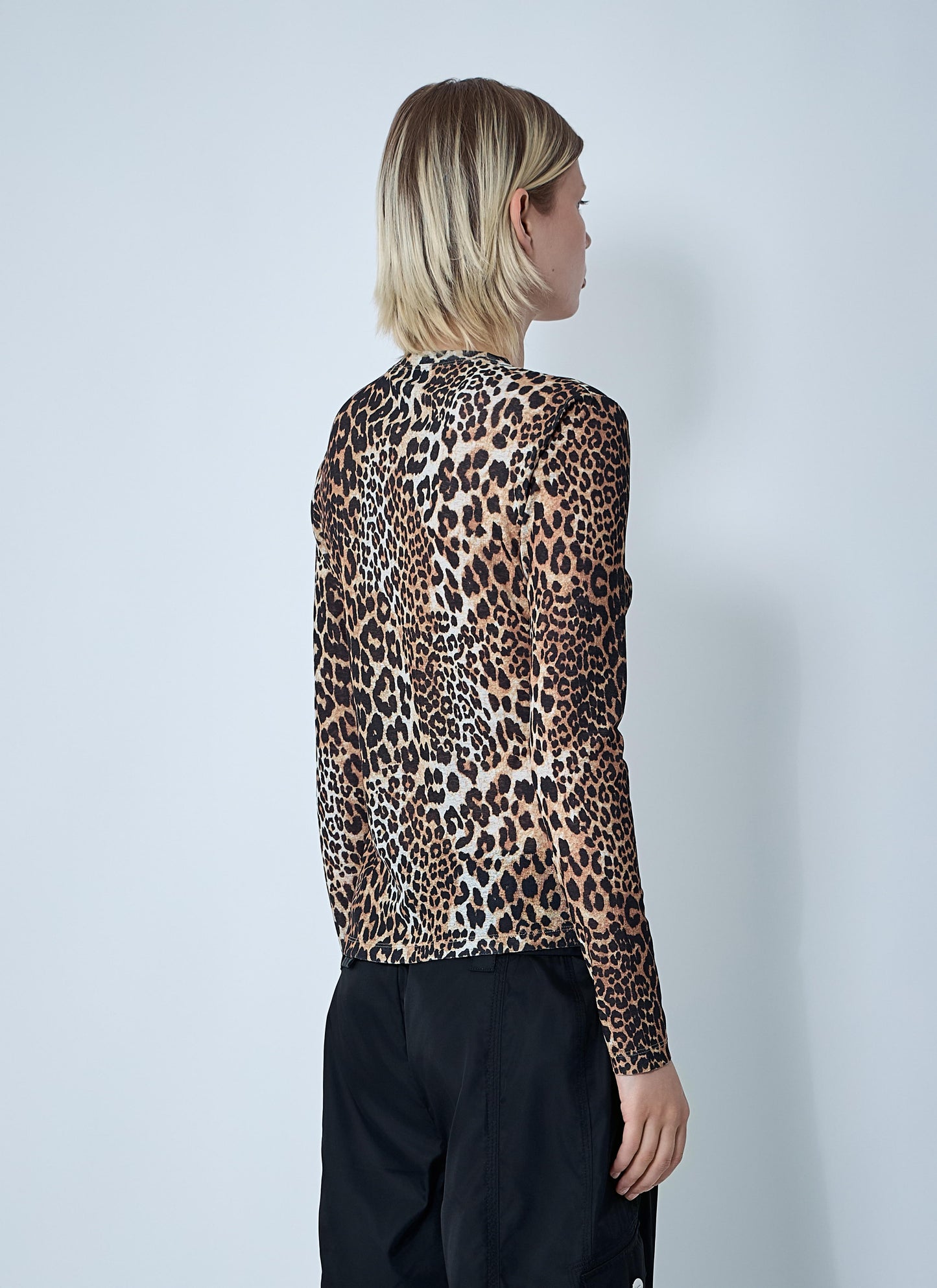 Ganni Women Mesh Top