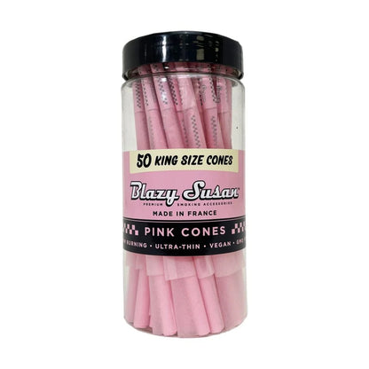 Pink Paper Cones