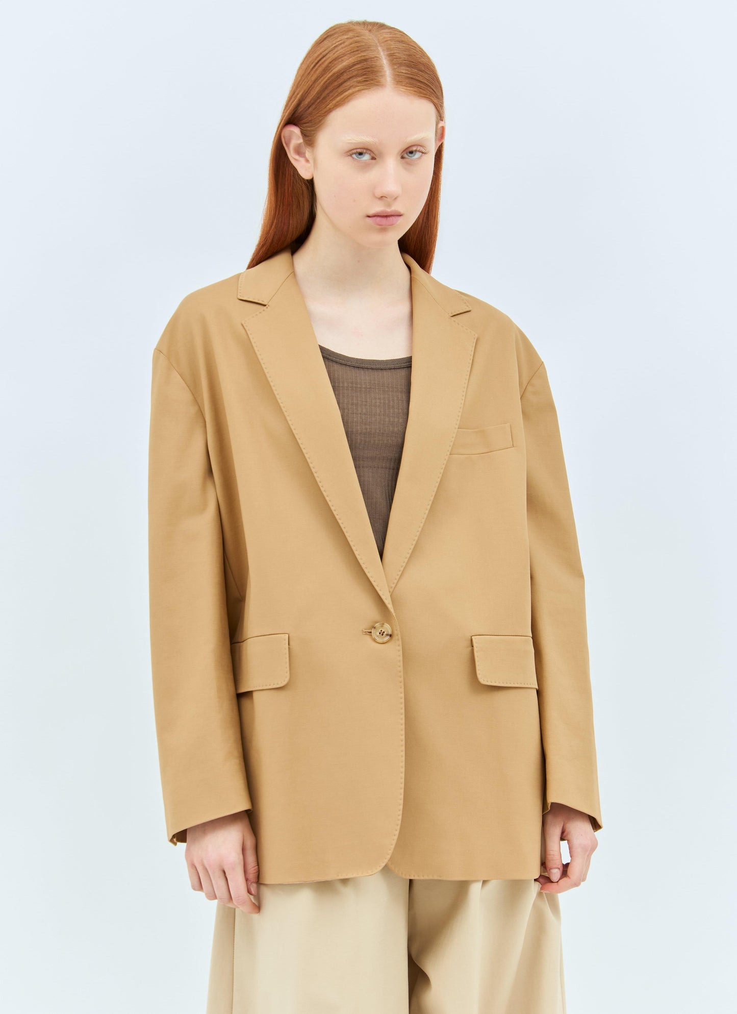 Max Mara Women Oversized Canvas Blazer