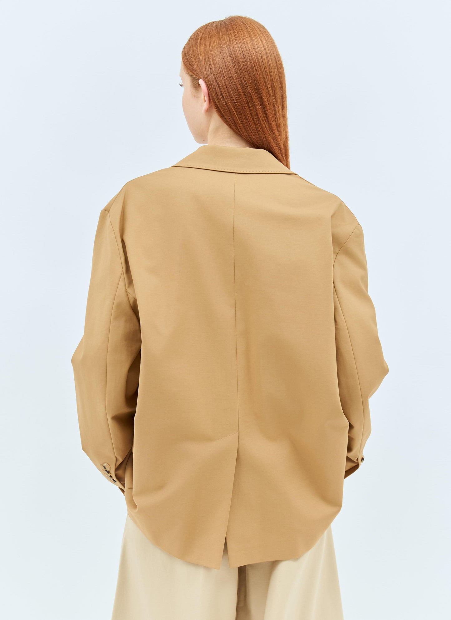 Max Mara Women Oversized Canvas Blazer
