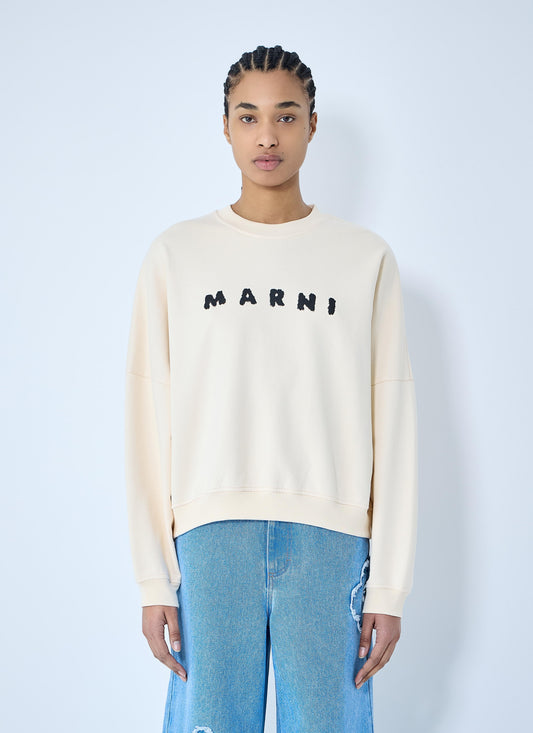 Marni Women Logo Print Sweatshirt