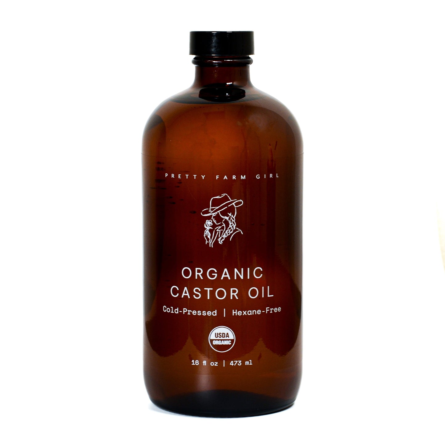 Aceite de ricino puro orgánico prensado en frío sin hexano