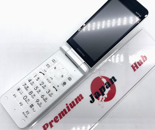 KYOCERA KYF42 GRATINA KEITAI Android Flip UNLOCKED SIM Free White Japan MINT
