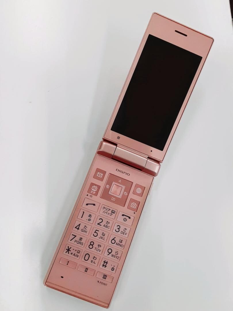 KYOCERA 701KC DIGNO KEITAI 2 Android Flip Phone Pink SIM Unlocked Japan