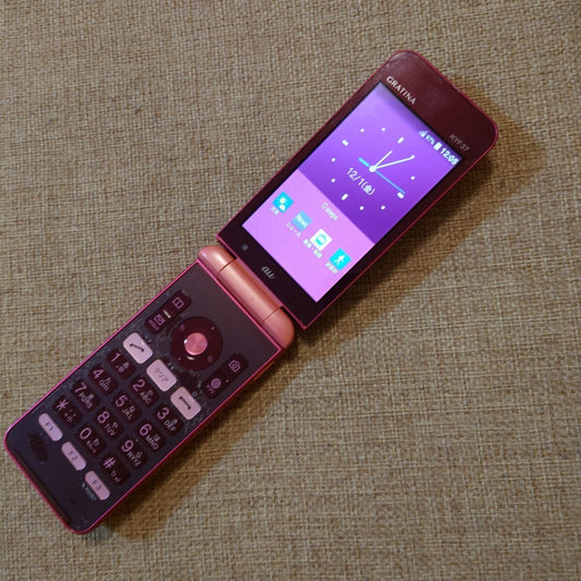 KYOCERA KYF37 GRATINA 2 WIFI KEITAI ANDROID FLIP PHONE PINK UNLOCKED KYF31 Japan