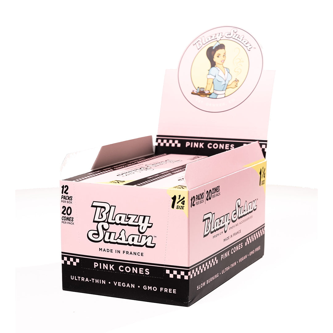 Pink Paper Cones